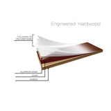 Shaw Belvoir York Hickory 9/16 in. T X 7.5 in. W Tongue and Groove Engineered Hardwood Flooring (31.09 sq.ft./case)
