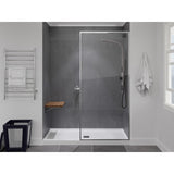 ANZZI Goreme 24 in. Wall Mounted Teak Shower Seat, ADA Compliant, 350 lb Capacity