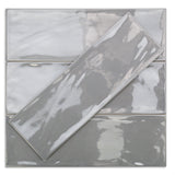 Santa Monica Gray 4x12 Polished Ceramic Subway Tile