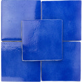 Cavallo Poseidon Blue 7x7 Glossy Porcelain Tile - Lux Tile