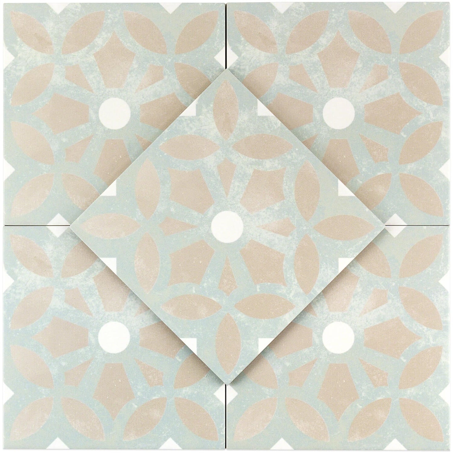 Bella Louvre Green Matte Porcelain Tile - 9x9 Inches