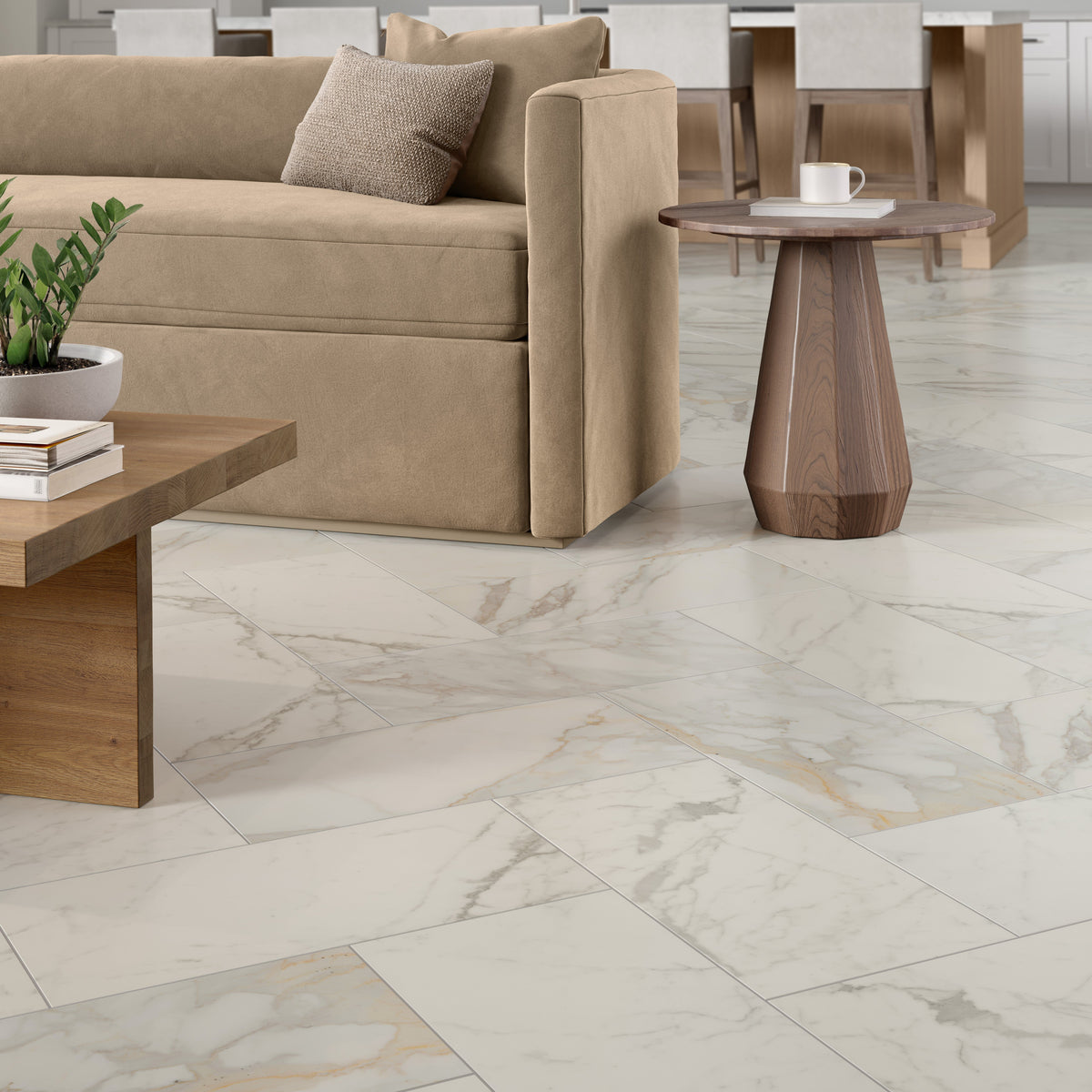 Emser Calacata Oro 20-Pack 4 in x 8 in Polished Natural Marble Floor and Wall Tile