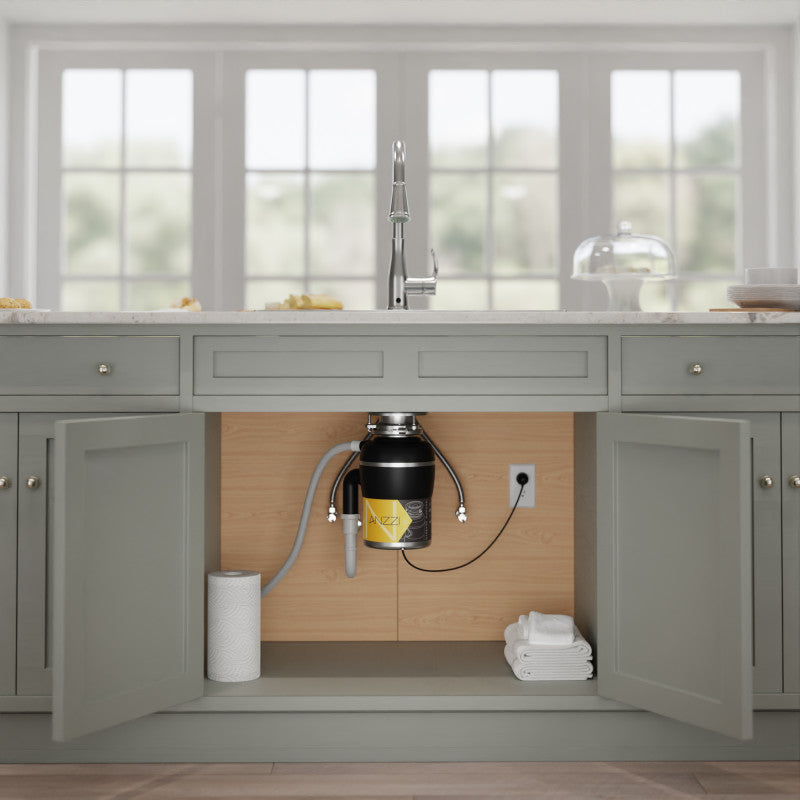 ANZZI MEDUSA 1/2 HP Continuous Feed Undersink Garbage Disposal, GD-AZ212