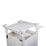 Zippity Outdoor Products Vinyl Hampton Premium Outdoor Shower Enclosure Kit