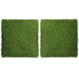NewTechWood Grass Tile Series 2 ft. x 2 ft. Quick Deck Outdoor Faux Zoysia Grass Plastic Deck Tile in Green (4 per Case)