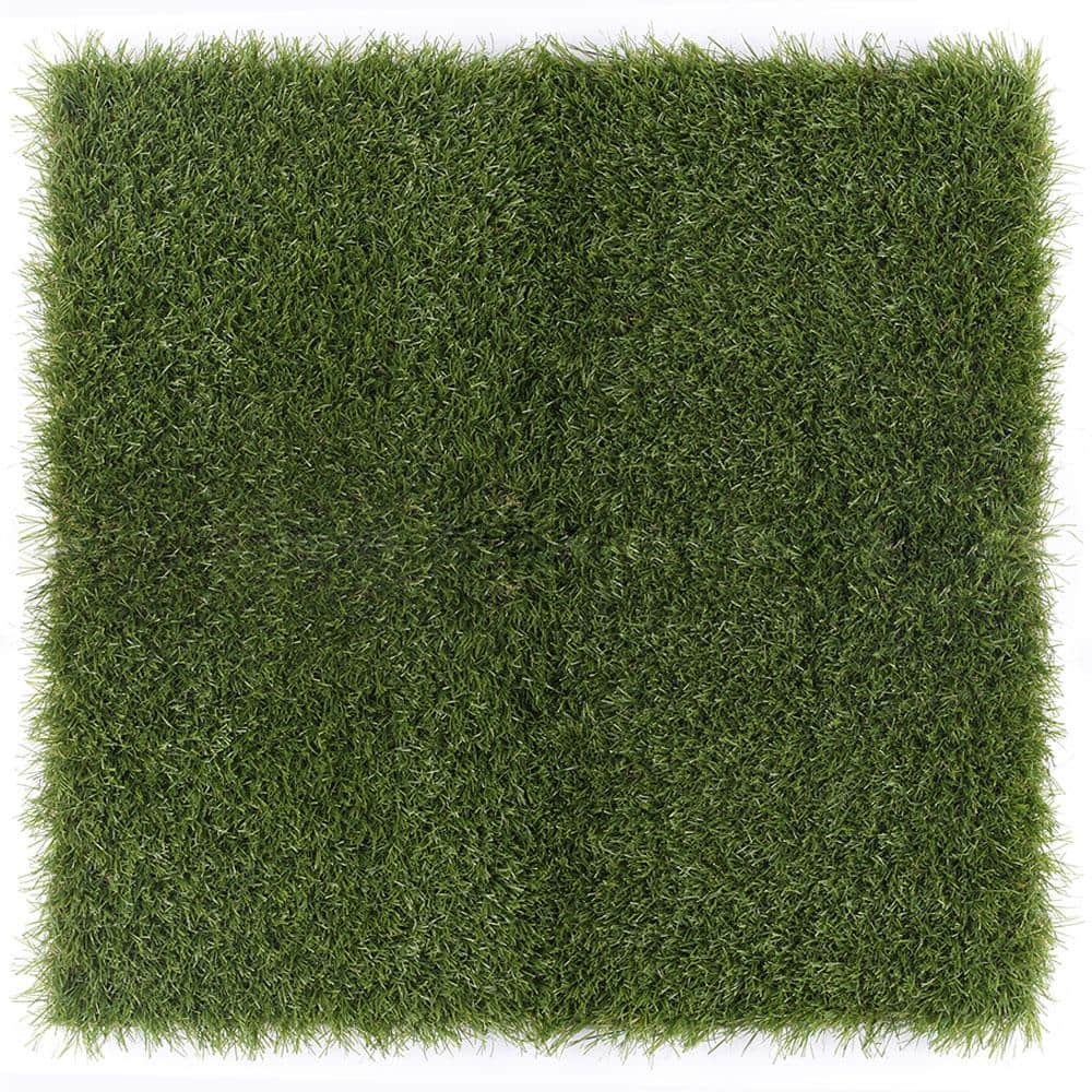 NewTechWood 1 ft. x 1 ft. Quick Deck Outdoor Faux Zoysia Grass Deck Tile (10 per case)
