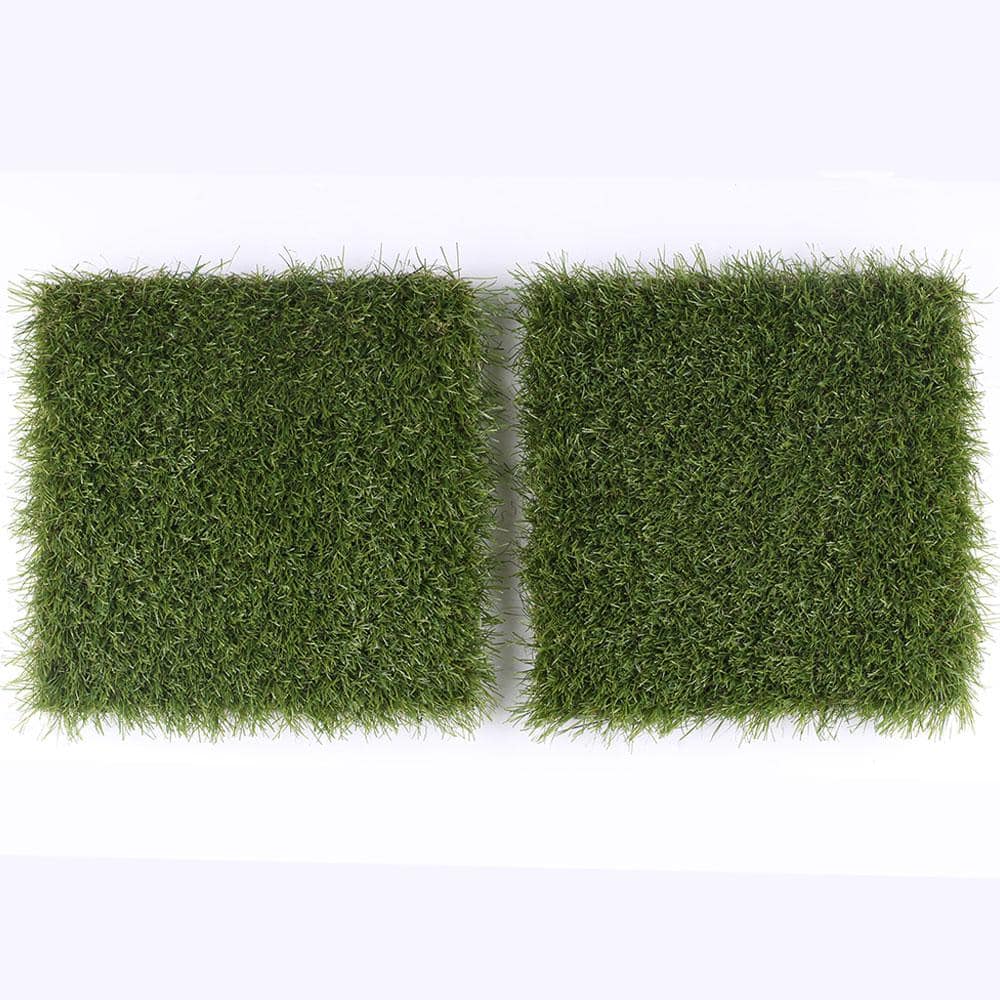 NewTechWood 1 ft. x 1 ft. Quick Deck Outdoor Faux Zoysia Grass Deck Tile (10 per case)