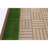 NewTechWood 1 ft. x 1 ft. Quick Deck Outdoor Faux Zoysia Grass Deck Tile (10 per case)
