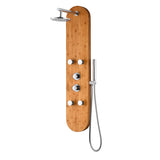 ANZZI Crane Natural Bamboo 3-Spray Shower Panel System (Valve Included)